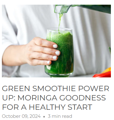Moringa Smoothie Recipe