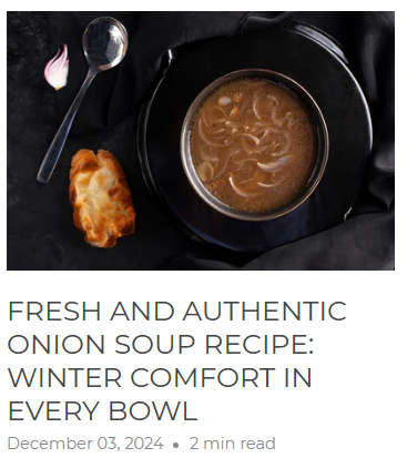 Onion Soup Recipe